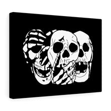 Load image into Gallery viewer, 3 Skulls Canvas Print (Various Colors)