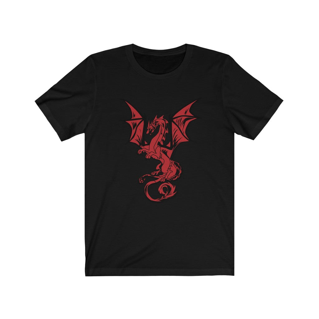 Red Dragon Cotton Tee (XS-4XL Various Colors)
