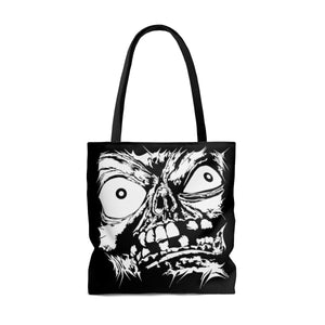 Stretched Monster Face Tote Bag (Various Sizes)