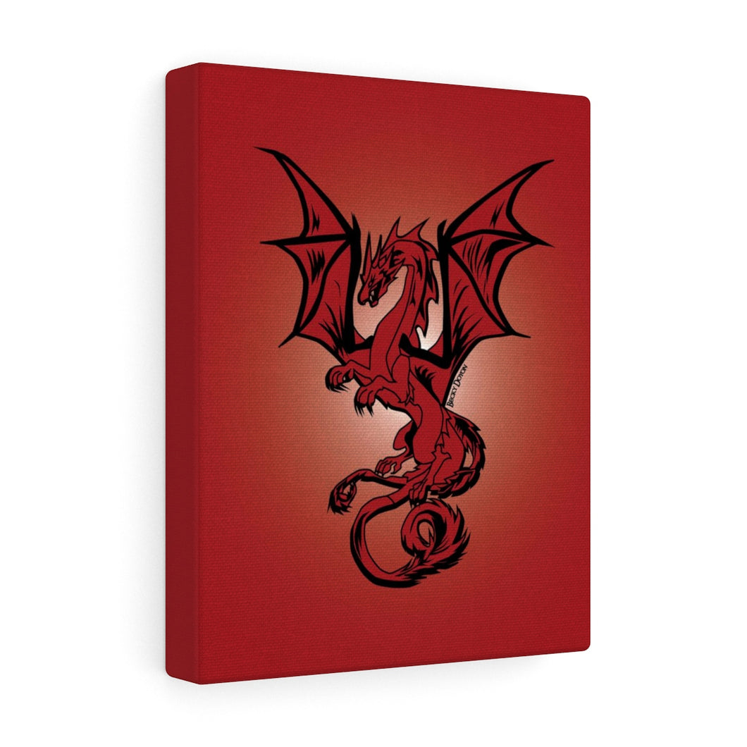 Red Dragon Canvas Print (Various Sizes)