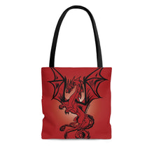 Load image into Gallery viewer, Red Dragon Tote Bag (Various Sizes)