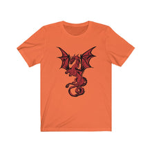 Load image into Gallery viewer, Red Dragon Cotton Tee (XS-4XL Various Colors)