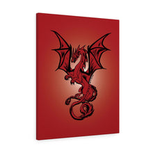 Load image into Gallery viewer, Red Dragon Canvas Print (Various Sizes)