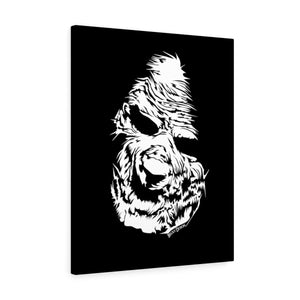 Zombie Face Canvas Print (Various Sizes)