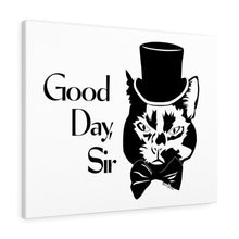 Load image into Gallery viewer, Good Day Cat Canvas Print (Various Sizes)