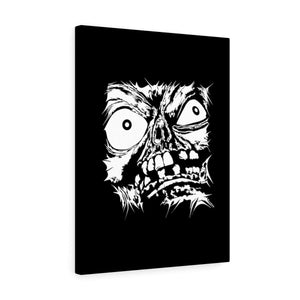 Stretched Monster Face Canvas Print (Various Sizes)