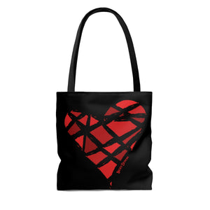 Red Heart Tote Bag (Various Sizes)