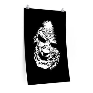 Zombie Face Poster (Various Sizes)