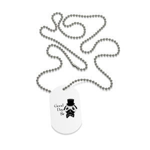 Good Day Pug Dog Tag Necklace