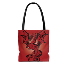 Load image into Gallery viewer, Red Dragon Tote Bag (Various Sizes)