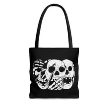 Load image into Gallery viewer, 3 Skulls Tote Bag (Various Sizes)