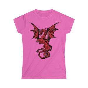 Red Dragon Women's Tee (S-2XL Various Colors)
