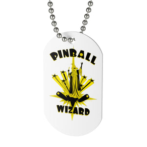 Pinball Wizard Dog Tag Necklace