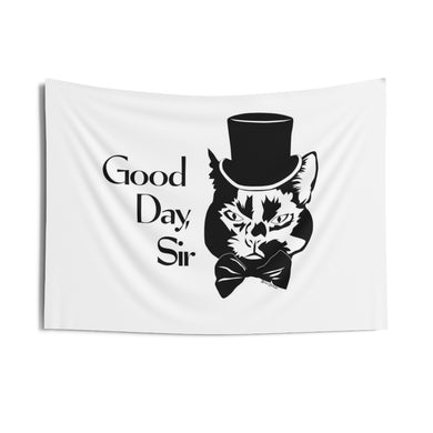 Good Day Cat Wall Tapestry (Various Sizes)