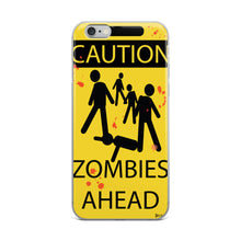 Load image into Gallery viewer, Caution! Zombies iPhone Case (Various Options)
