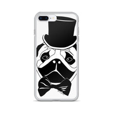 Load image into Gallery viewer, Fancy Pug iPhone Case (Various Options)