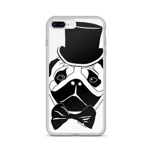 Fancy Pug iPhone Case (Various Options)