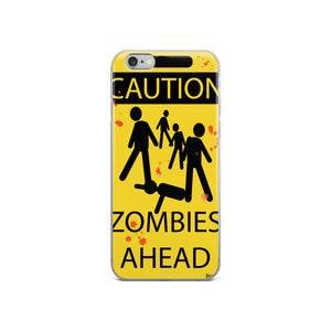 Caution! Zombies iPhone Case (Various Options)