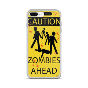 Caution! Zombies iPhone Case (Various Options)